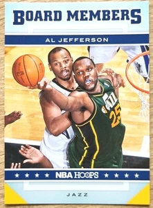 2012-13 NBA Hoops Board Members #14 Al Jefferson - Jazz - Picture 1 of 2