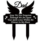 Grave Decorations for Cemetery Metal Memorial Plaque Stakes Grave Markers Sym...