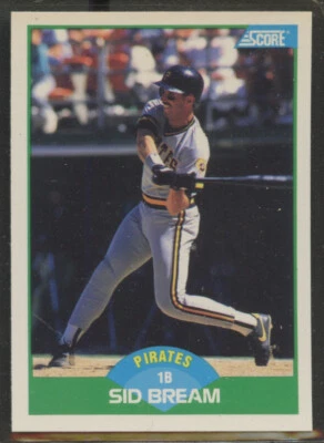 1989 Score #48 Sid Bream Pittsburgh Pirates - Image 1 of 2