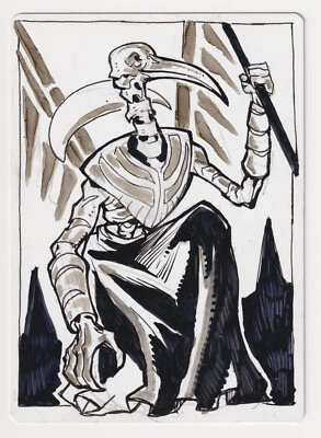 Signed FOIL God-Eternal Kefnet Proof Sketch MP Artist Lius Lasahido MTG Magic AP - Image 1 of 2