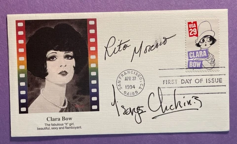 SIGNED RITA MORENO & GEORGE CHAKIRIS FDC AUTO FIRST DAY COVER - WEST SIDE STORY Cover