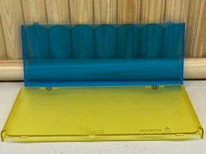 ‘New’ Nintendo 3DS Reproduction Clear Blue And Yellow Face Plates - Picture 1 of 3