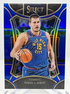 Nikola Jokic 2023-24 Panini Select Basketball #369 Mezzanine BLAU PRIZM - Bild 1 von 2