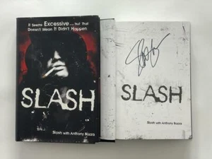 SLASH SIGNED AUTOGRAMMBUCH - GUNS N ROSES GUITAR GOD APPETITIE FOR DESTRUCTION - Bild 1 von 1