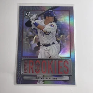 2022 Bowman Platinum Renowned Rookies Seiya Suzuki RC #RR-10 Chicago Cubs - Picture 1 of 2