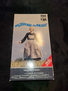 Sound Of Music VHS CBS/Fox Slide Drawer Big Box (MAG1) 2-tape Set - Picture 1 of 7