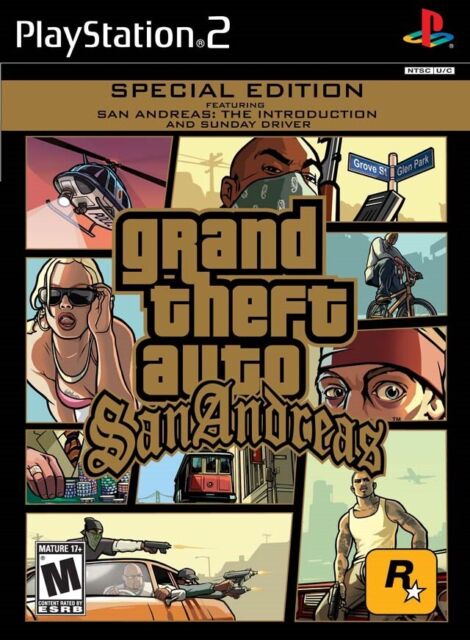 Grand Theft Auto: San Andreas Sony PS2 Video Games