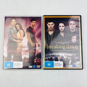 The Twilight Saga Breaking Dawn Part 1 And Part 2 DVD Region 4 - Picture 1 of 6