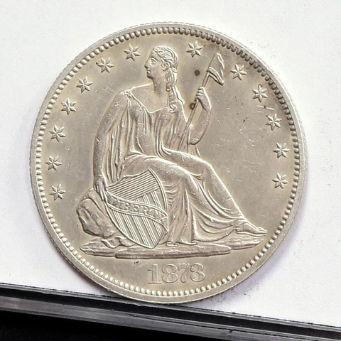 1873 Liberty Seated Half Dollar - Proof Unc (#47254-L) Cover
