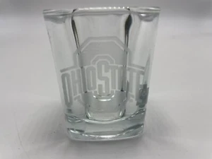 Ohio State Square lasergeätztes Schnapsglas von Spiel Tagesausstatter lizenziert - Bild 1 von 4