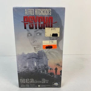 Psycho VHS New Sealed RARE VINTAGE ALFRED HITCHCOCK MCA Watermark - Picture 1 of 9