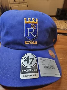 New Kansas City Royals Cooperstown Hat Cap Strap Back 47 Brand (H2) - Picture 1 of 8