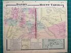Map of Town of Danby,  VT from 1869 Beers atlas - also Mt. Tabor, Bklyn, Danby C
