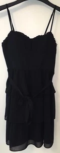 AMERICAN EAGLE OUTFITTERS KLEID SCHWARZ BABYDOLL DAMEN NORMALE GRÖSSE 6 - Bild 1 von 3