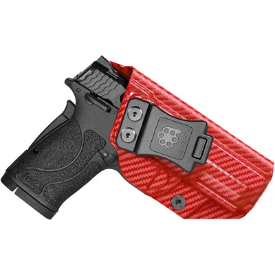 Amberide IWB OWB Kydex Holster Fit: Smith & Wesson M&P 380 Shield EZ Pistol - Image 1 of 4