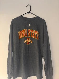 Top of World Iowa State Cyclones T-Shirt Manica Corta Uomo Large Grigio Nuova - Foto 1 di 4