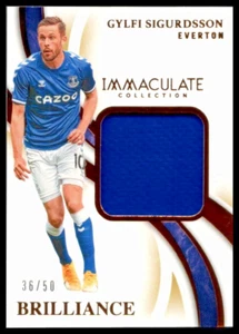 2019-20 Immaculate Collection Brilliance Memorabilia Bronze Gylfi Sigurdsson /50 - Picture 1 of 2