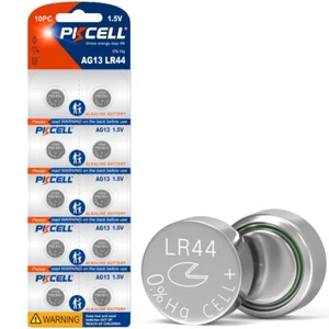 A76 LR44 (A76BP), SR44, L1154, AG13 1.5V Alkaline Batteries 10 Pack - Picture 1 of 7