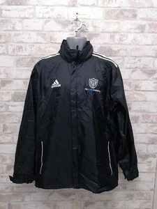 Adidas wasserdichte Jacke Größe L schwarz Windbreaker leicht.   - Bild 1 von 14