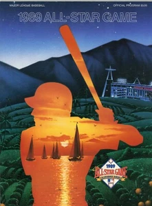 1989 MLB All Star Game Program  Bo Jackson HR - Picture 1 of 2