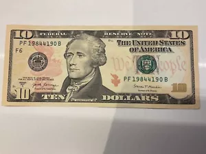 $10 Series 2017A Birthday Note April 19, 1984 US Paper Currency - Picture 1 of 2