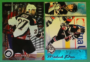 1997 Donruss Hockey Cards Michael Peca & Omega Ice Blue 1998 Lot (2) NM Sabres - Picture 1 of 3