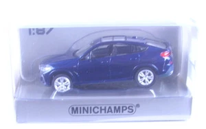BMW X6 (Azul Metálico) 2020 1:87 MINICHAMPS - Imagen 1 de 1