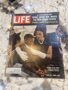 Vintage LIFE Magazine June 28 1963 Medgar Evers Funeral 60s Civil Rights