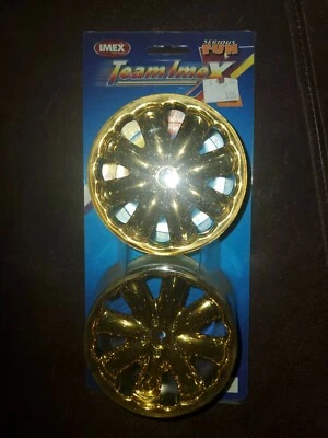2pack - IMEX 7081 JELLA Gold CHROME RIMS new in box3 - Image 1 of 4