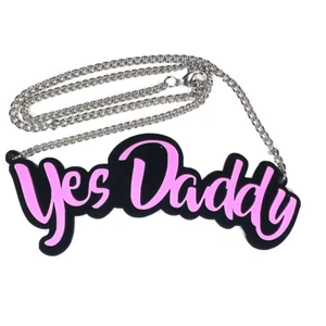 Collar Geeky & Kinky Yes Daddy Hustler Hollywood - TOTALMENTE NUEVO - Imagen 1 de 5