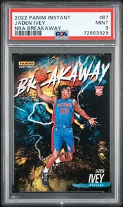2022 Panini Instant NBA Breakaway #B7 Jaden Ivey Nba Breakaway PSA 9 - Picture 1 of 2
