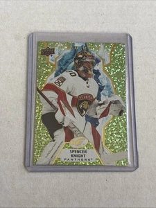 2021-22 UD Ice Green Rookie Spencer Knight #126 Panthers RC - Picture 1 of 2