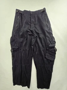 Pantaloni hip-hop donna Y2K Forever 21 neri cargo utility larghi larghi taglia Lg - Foto 1 di 10