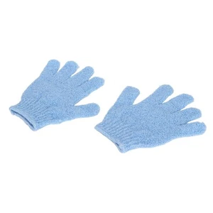 2 Pairs Exfoliating Bath Deep Cleaning Shower Exfoliating Scrub Glove TJS - Bild 1 von 24