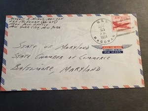 Destroyer USS McGOWAN DD-678 Naval Cover 1954 Sailor's Mail - Picture 1 of 2