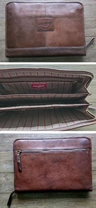 RAWLINGS 100 % Leder Deluxe robuste Portfolio Aktentasche Baseball braun Leder - Bild 1 von 23