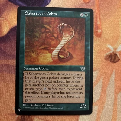 MTG Sabertooth Cobra The List - Mirage Regular Common - Image 1 of 2
