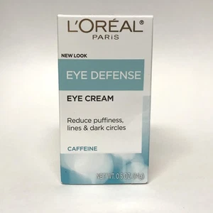 L'Oreal Paris Under Eye Defense Cream, 0.5oz | Anti Aging | Caffeine +Hyaluronic - Picture 1 of 5