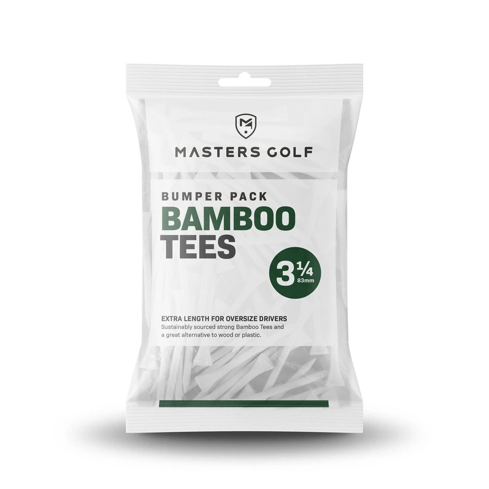 Masters Bamboo Tees (Bag of 85) 3 1/4" White 3 1/4" White - Image 1 of 1