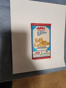 Fleer Platinum Football Hobby Pack 2003 sellado de fábrica nuevo de stock - Imagen 1 de 2