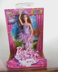 2012 Barbie in den rosa Schuhen Odette Miniatur Ballerina Puppe im Paket *4,5" - Bild 1 von 2
