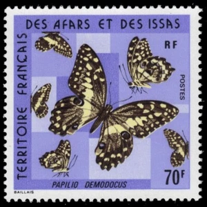 AFARS et ISSAS 396 - Citrus Swallowtail "Papilio demodocus" (pb53059) - Picture 1 of 1