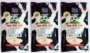 3 x Exfoliante de Sal con Leche Yoko Spa AHA Suave Brillante Piel Exfoliante Cuerpo 50 g - Imagen 1 de 9