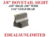 38 Dovetail Front Sight .410 H .340 W 116 Gold Bead Marlin Uberti Henry