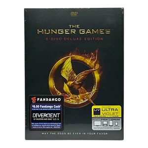 The Hunger Games (3-Disc Deluxe Edition) (DVD, 2012) Jennifer Lawrence - SEALED! - Picture 1 of 6
