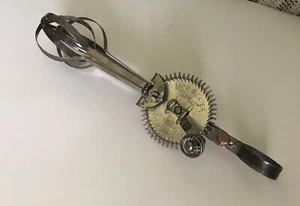 ANTIKER LADD BEATER - Handkurbelmischer - mit maßgeschneiderter Griffreparatur/-ersatz. - Bild 1 von 12