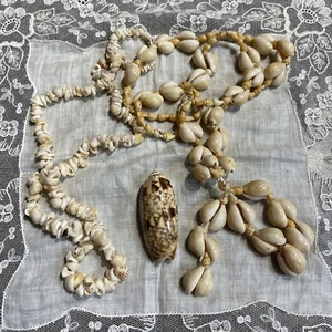 Vintage Shell Mixed Size Beads Crafting Design Lot Bea22-15 - Picture 1 of 4
