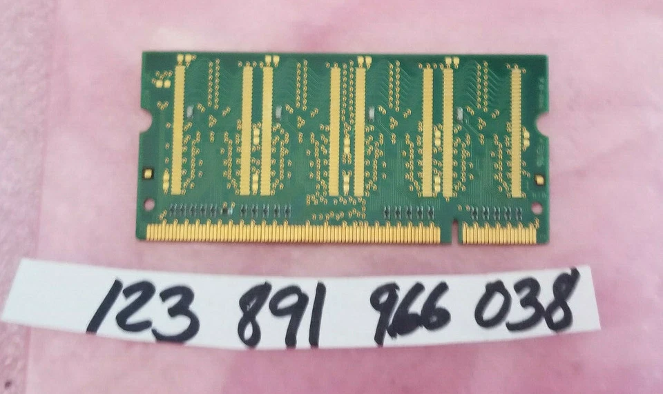 256mb 1rx16 pc2700 ddr1 333 200pin sodimm single rank 32x16 non-ecc unbuffered - Image 1 of 1