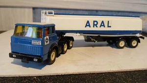 SUKI camion HENSCHEL remorque ARAL 1/55 TRUCK LKW no box miniature 1/50 1/43 - Foto 1 di 7