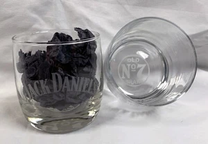 2 Jack Daniels Whisky Gläser geätzt alt Nr. 7 Marke 8 oz - Bild 1 von 3